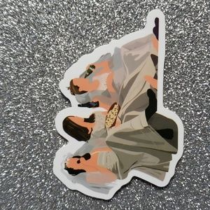 FRIENDS waterproof sticker Art Pheobe Rachel Monica Wedding Dresses